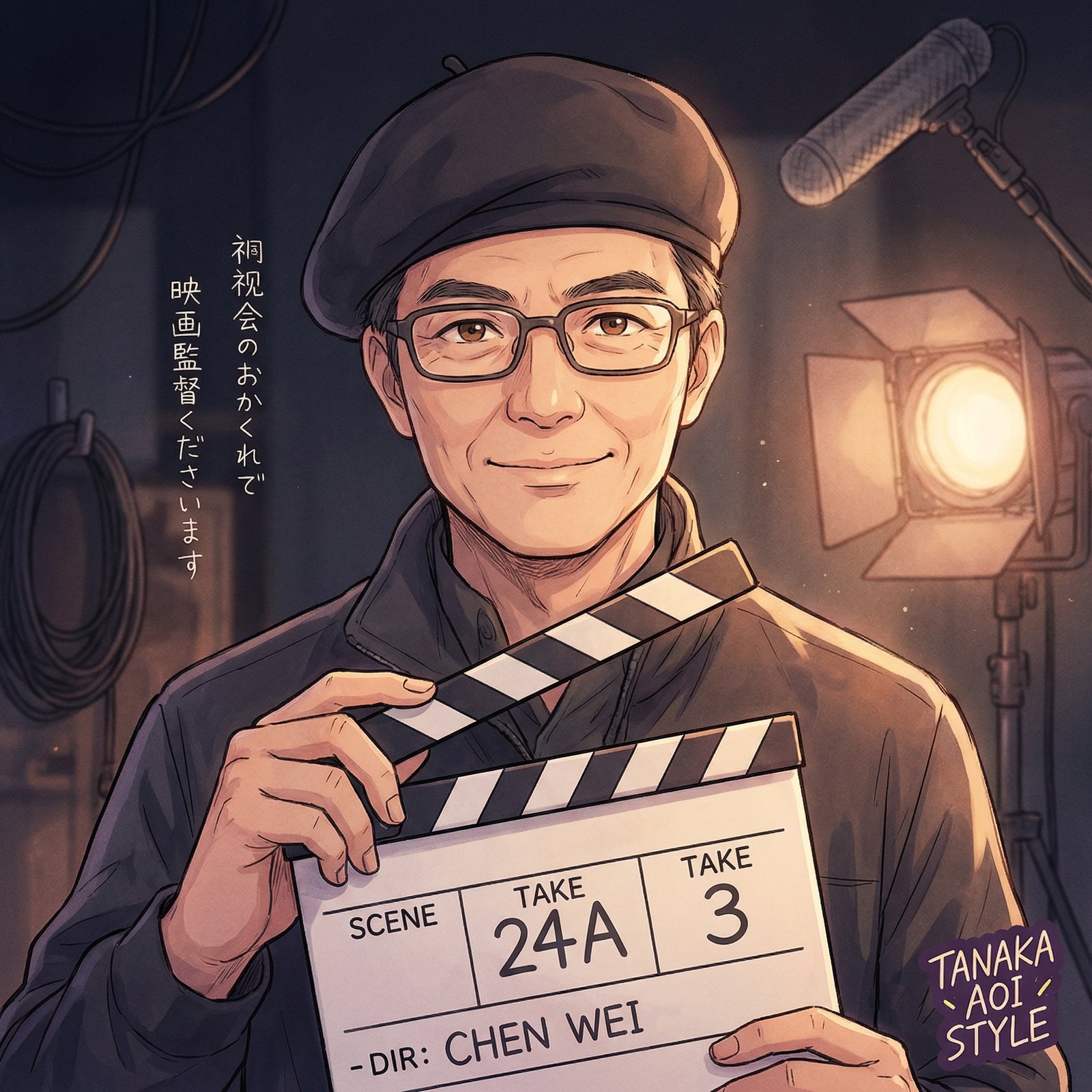 AI换脸传媒导演陈维